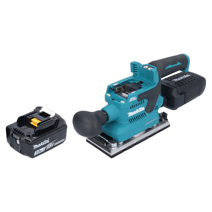 Makita DBO 382 F1 cordless orbital sander 18 V 93 x 185 mm brushless + 1x rechargeable battery 3.0 Ah - without charger