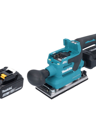 Makita DBO 382 T1 levigatrice orbitale a batteria 18 V 93 x 185 mm brushless + 1x batteria ricaricabile 5,0 Ah - senza caricabatterie