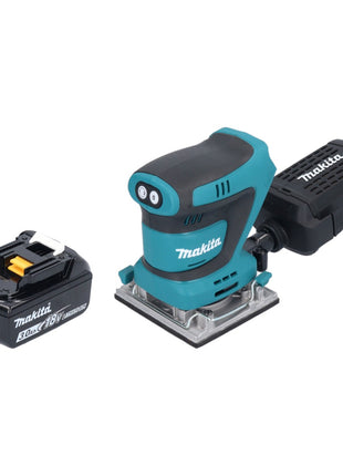 Makita DBO 484 F1 cordless orbital sander 18 V 112 x 102 mm + 1x rechargeable battery 3.0 Ah - without charger