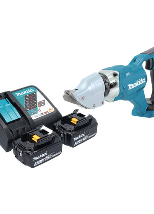 Makita DJS 200 RF cesoie a batteria 18 V 2,0 mm brushless + 2x batteria 3,0 Ah + caricabatterie