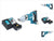 Makita DJS 200 RM1 Akku Blechschere 18 V 2,0 mm Brushless + 1x Akku 4,0 Ah + Ladegerät