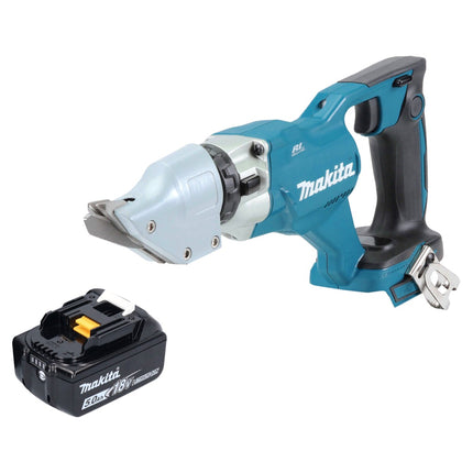 Cizalla para chapa sin cable Makita DJS 200 T1 18 V 2,0 mm sin escobillas + 1x batería recargable 5,0 Ah - sin cargador