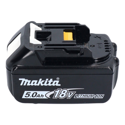 Cizalla para chapa sin cable Makita DJS 200 T1 18 V 2,0 mm sin escobillas + 1x batería recargable 5,0 Ah - sin cargador