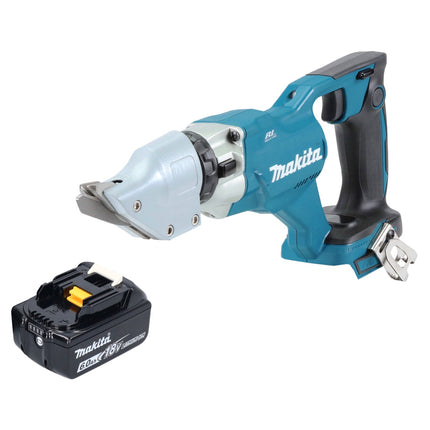 Akumulatorowe nożyce do blachy Makita DJS 200 G1 18 V 2,0 mm bezszczotkowe + 1x akumulator 6,0 Ah - bez ładowarki