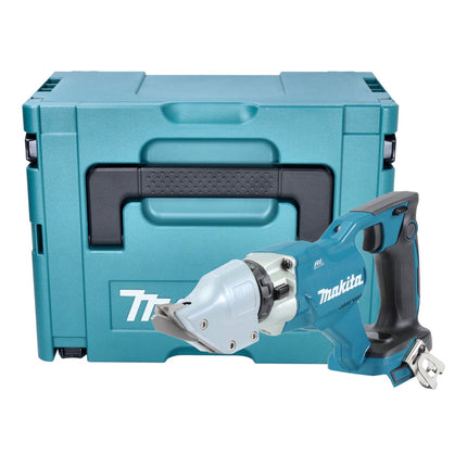 Tijeras de hojalatero a batería Makita DJS 200 ZJ 18 V 2,0 mm sin escobillas + Makpac - sin batería, sin cargador