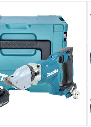 Makita DJS 200 M1J 18 V 2,0 mm Brushless a batteria + 1x batteria 4,0 Ah + Makpac - senza caricabatterie