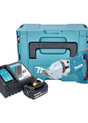 Makita DJS 200 RM1J 18 V 2,0 mm cesoie a batteria brushless + 1x batteria 4,0 Ah + caricabatterie + Makpac