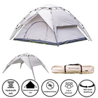 Toolbrothers Tienda de campaña al aire libre para 2-4 personas Cúpula Carpa Hidráulica Carpa Pop-Up Impermeable, 2000-3000 mm columna de agua