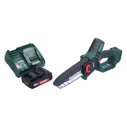 Akumulatorowa pilarka do przycinania Metabo MS 18 LTX 15 18 V 15 cm 5 m/s + 1x akumulator 2,0 Ah + ładowarka
