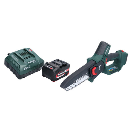 Akumulatorowa pilarka do przycinania Metabo MS 18 LTX 15 18 V 15 cm 5 m/s + 1x akumulator 4,0 Ah + ładowarka