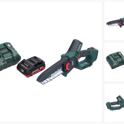 Metabo MS 18 LTX 15 scie sans fil 18 V 15 cm 5 m/s + 1x batterie 4,0 Ah + chargeur