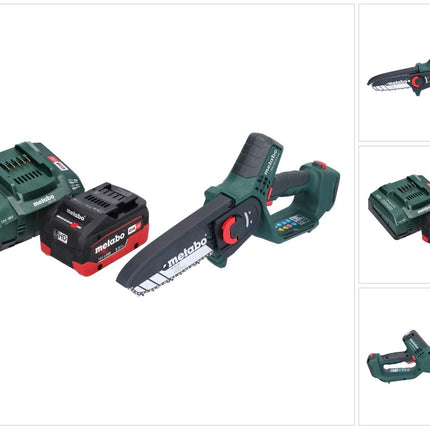 Akumulatorowa pilarka do przycinania Metabo MS 18 LTX 15 18 V 15 cm 5 m/s + 1x akumulator 5,5 Ah + ładowarka