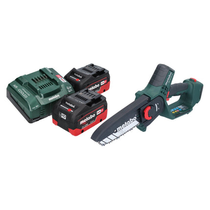 Akumulatorowa pilarka do gałęzi Metabo MS 18 LTX 15 18 V 15 cm 5 m/s + 2x akumulator 5,5 Ah + ładowarka