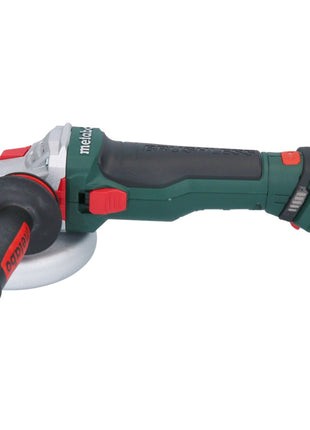 Metabo WVB 18 LTX BL 15-125 Meuleuse d'angle sur batterie Quick 18 V 125 mm sans balais + 2x batterie 10,0 Ah + chargeur + métaBOX