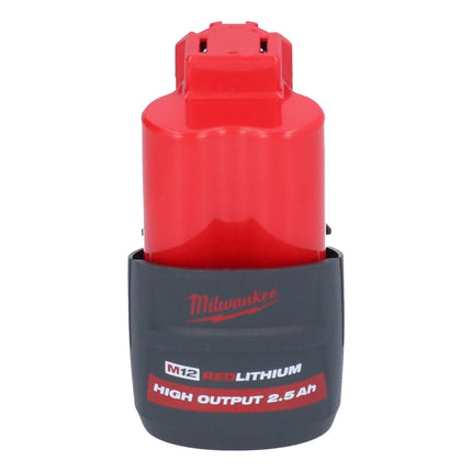 Milwaukee M12 FDSS-251B Akku Punktschleifer 12 V 88,8 x 63,5 mm + 1x Akku 2,5 Ah - ohne Ladegerät