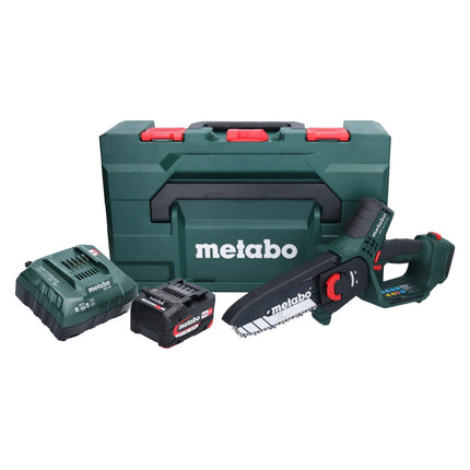 Akumulatorowa pilarka do przycinania Metabo MS 18 LTX 15 18 V 15 cm 5 m/s + 1x akumulator 4,0 Ah + ładowarka + metaBOX