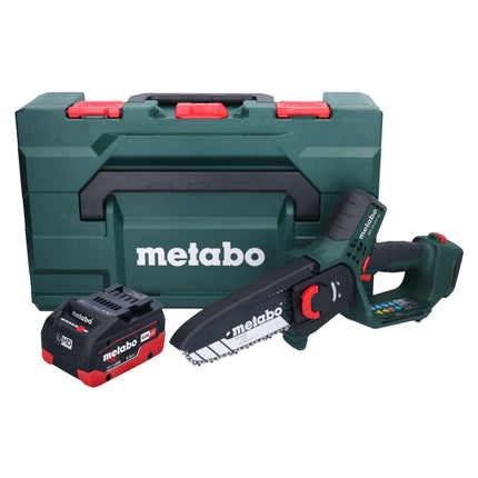 Sierra para madera a batería Metabo MS 18 LTX 15 18 V 15 cm 5 m/s + 1x batería 5,5 Ah + metaBOX - sin cargador
