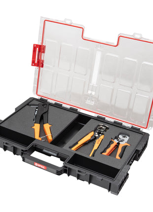 Qbrick System ONE Organiser L 2.0 MFI stackable 531 x 379 x 77 mm 6 l IP66 with foam insert