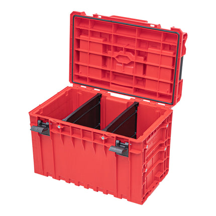 Qbrick System ONE 450 2.0 PROFI RED ULTRA HD Custom tool case modular organiser 585 x 385 x 420 mm 52 l stackable IP66