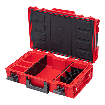 Qbrick System ONE 200 2.0 Technology RED ULTRA HD Walizka narzędziowa 585 x 385 x 190 mm 15,4 l z możliwością sztaplowania IP66