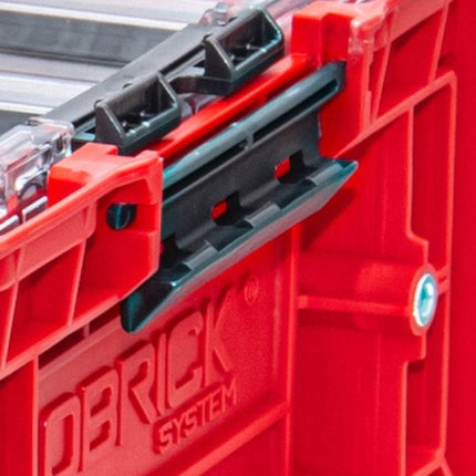 Qbrick System ONE Organiser 2XL 2.0 MFI RED ULTRA HD stackable 582 x 387 x 131 mm 13.5 l IP66 with foam insert