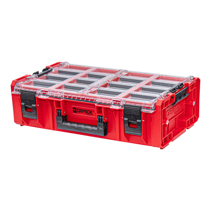 Qbrick System ONE Organiser 2XL 2.0 MFI RED ULTRA HD stackable 582 x 387 x 131 mm 13.5 l IP66 with foam insert
