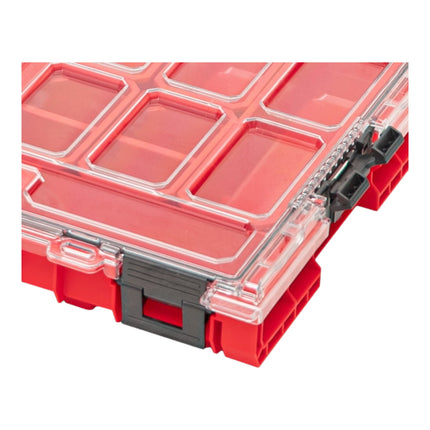 Qbrick System ONE Organiser L 2.0 RED ULTRA HD stackable 531 x 379 x 77 mm 6 l IP66 with 10 inlays