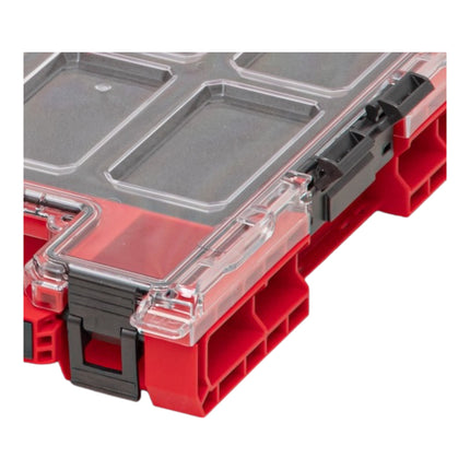 Qbrick System ONE Organizador M MFI RED ULTRA HD apilable 365 x 265 x 77 mm 2,5 l IP66 con inserto de espuma