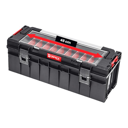 Qbrick System PRO 700 Expert impilabile 650 x 270 x 272 mm 29l IP54 con 11 scomparti