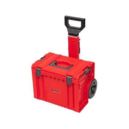 Qbrick System PRO Cart 2.0 ROJO ULTRA HD apilable 490 x 415 x 660 mm 42 l IP54 doble mango telescópico extraíble