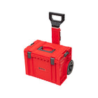 Qbrick System PRO Cart 2.0 ROJO ULTRA HD apilable 490 x 415 x 660 mm 42 l IP54 doble mango telescópico extraíble
