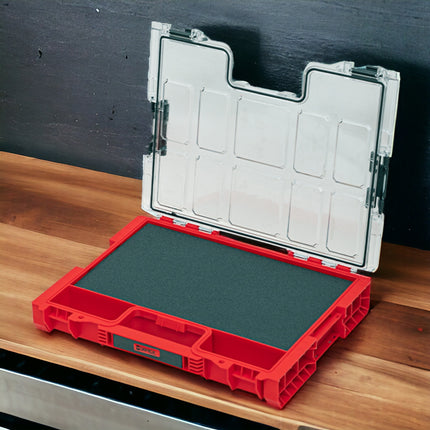 Qbrick System PRO 200 MFI RED ULTRA HD Organiser 452 x 358 x 79 mm 6 l stackable IP54