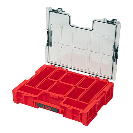 Qbrick System PRO Organiser 300 RED ULTRA HD stackable 452 x 358 x 110 mm 9 l IP54 with 8 inlays