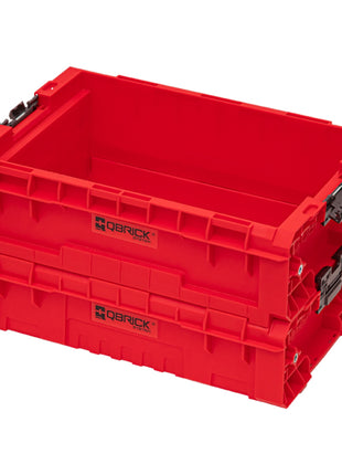Qbrick System PRO Box 130 2.0 RED ULTRA HD Custom stackable container 450 x 310 x 151 mm 9 l stackable
