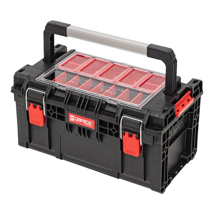 Qbrick System PRIME Toolbox 250 Expert con organizador apilable 535 x 327 x 277 mm 26l IP66 con 10 divisores + 5 inserciones