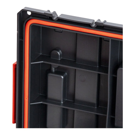 Qbrick System PRIME Toolbox 250 Expert con organizador apilable 535 x 327 x 277 mm 26l IP66 con 10 divisores + 5 inserciones