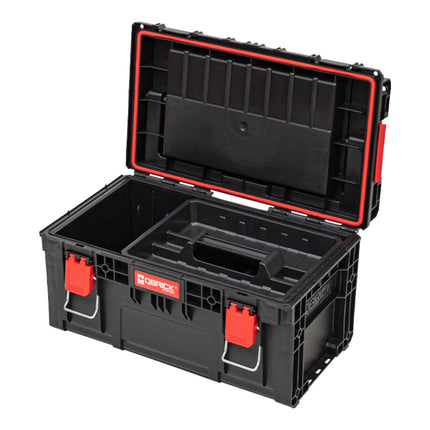 Qbrick System PRIME Toolbox 250 Expert con organizador apilable 535 x 327 x 277 mm 26l IP66 con 10 divisores + 5 inserciones