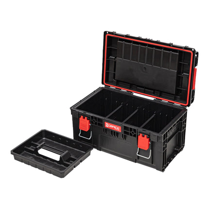 Qbrick System PRIME Toolbox 250 Expert con organizador apilable 535 x 327 x 277 mm 26l IP66 con 10 divisores + 5 inserciones