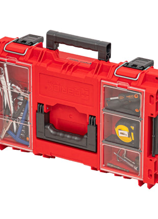 Qbrick System PRIME Toolbox 150 Profi RED ULTRA HD Custom impilabile 535 x 327 x 141 mm 13,5 l IP66