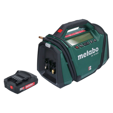 Compressore a batteria Metabo AK 18 Multi 18 V 11 bar + 1x batteria 2,0 Ah - senza caricabatteria