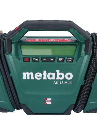 Compressore a batteria Metabo AK 18 Multi 18 V 11 bar + 1x batteria 2,0 Ah + caricatore
