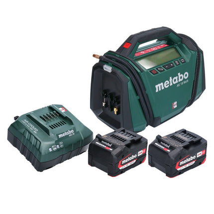 Metabo AK 18 Multi cordless compressor 18 V 11 bar + 2x battery 4.0 Ah + charger