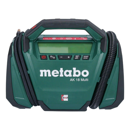 Kompresor akumulatorowy Metabo AK 18 Multi 18 V 11 bar + 1x akumulator 5,5 Ah + ładowarka
