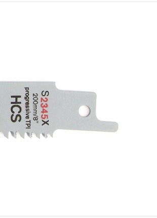 Bosch 5 Säbelsägeblätter 200 mm Progressor for Wood S 2345 X / S2345X ( 2608654404 ) - Toolbrothers