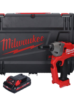 Rivettatrice cieca a batteria Milwaukee M18 ONEFPRT-301X 18 V 20 kN brushless + 1x batteria ricaricabile 3,0 Ah + scatola HD - senza caricabatterie