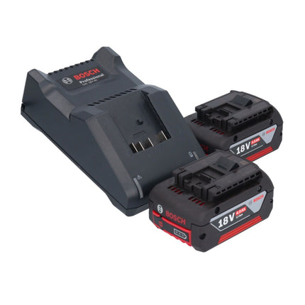 Bosch GBL 18V-750 Professional cordless blower 18 V BITURBO Brushless + 2x rechargeable battery 4.0 Ah + charger