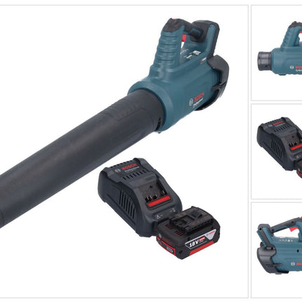 Soplador a batería Bosch GBL 18V-750 Professional 18 V BITURBO sin escobillas + 1x batería 5,0 Ah + cargador