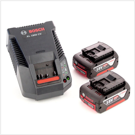 Bosch GSR 18 V-EC Akku Bohrschrauber 2016 neue Version Metallbohrfutter mit 2x Akku 4 Ah und AL1860 Ladegerät in L-Boxx ( 06019E8101 ) - Toolbrothers