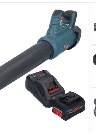 Bosch GBL 18V-750 Profesjonalna dmuchawa akumulatorowa 18 V BITURBO Brushless + 1x akumulator ProCORE 8,0 Ah + ładowarka