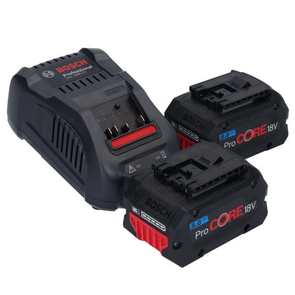 Bosch GBL 18V-750 Professional cordless blower 18 V BITURBO Brushless + 2x ProCORE battery 8.0 Ah + charger